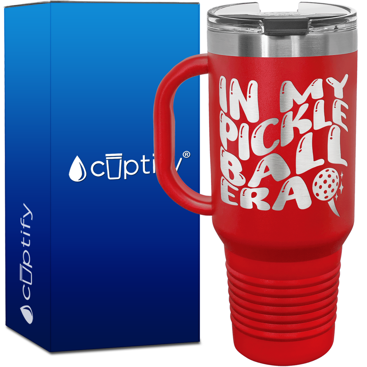 In My Pickleball Era 40oz Pickleball Travel Mug