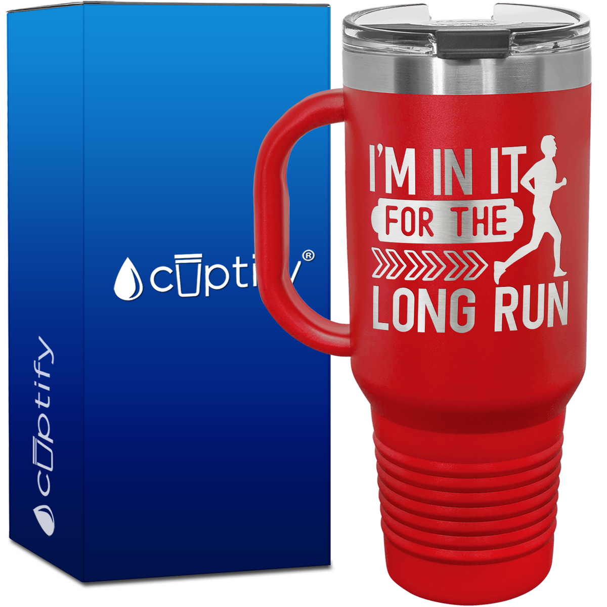 I'm in it for the Long Run 40oz Running Travel Mug
