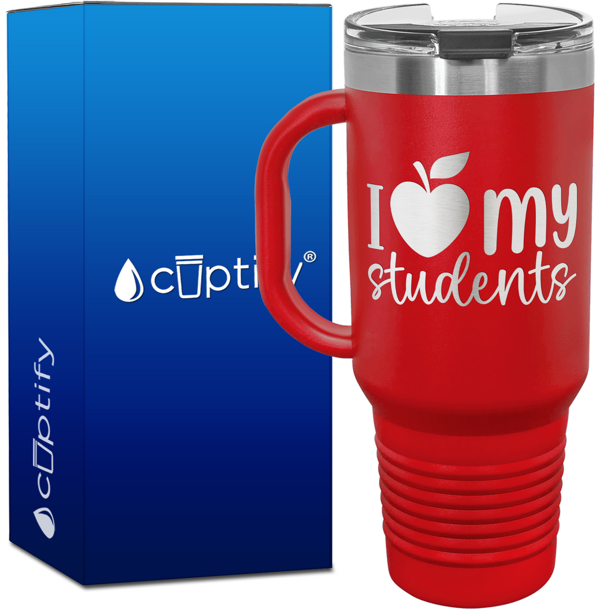 I Love My Students 40oz Teacher Travel Mug