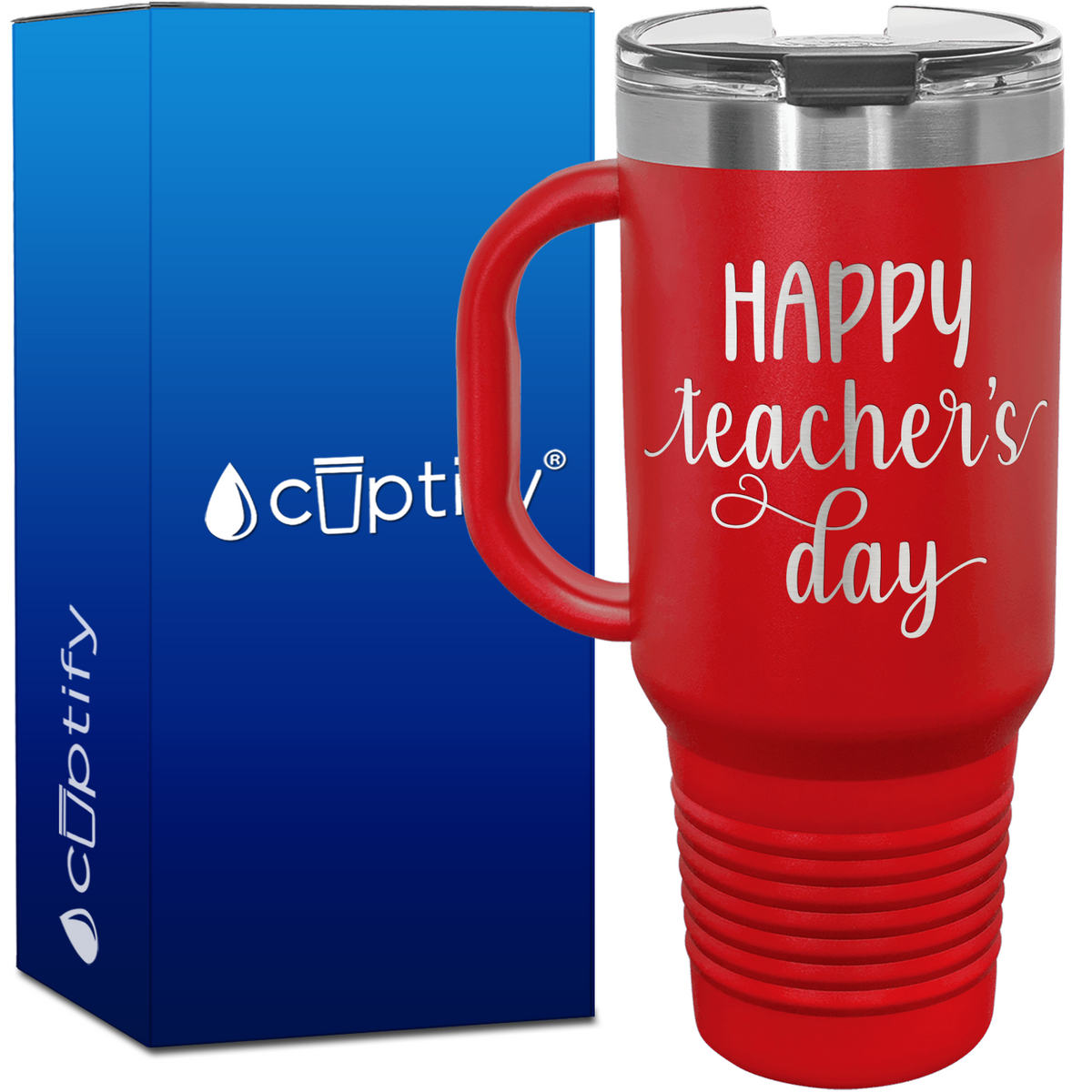 Happy Teacher's Day 40oz Teacher Travel Mug
