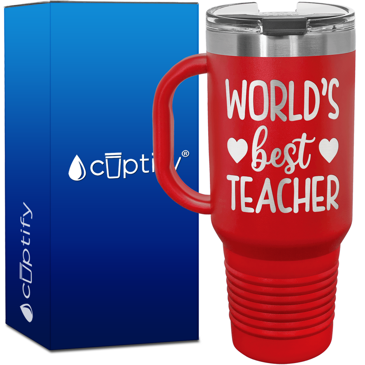 World's Best Teacher 40oz Teacher Travel Mug