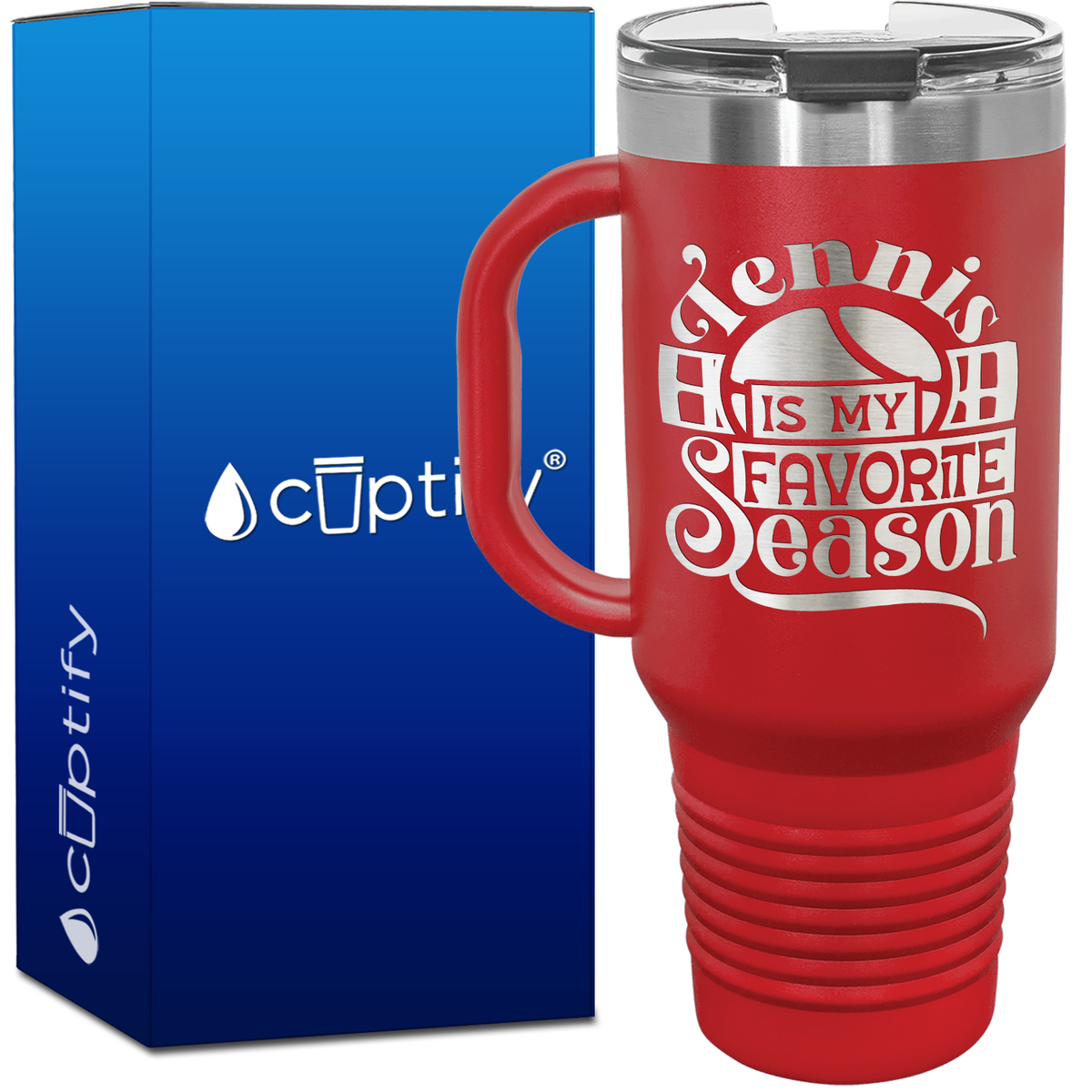 Tennis is My Favorite Season 40oz Tennis Travel Mug