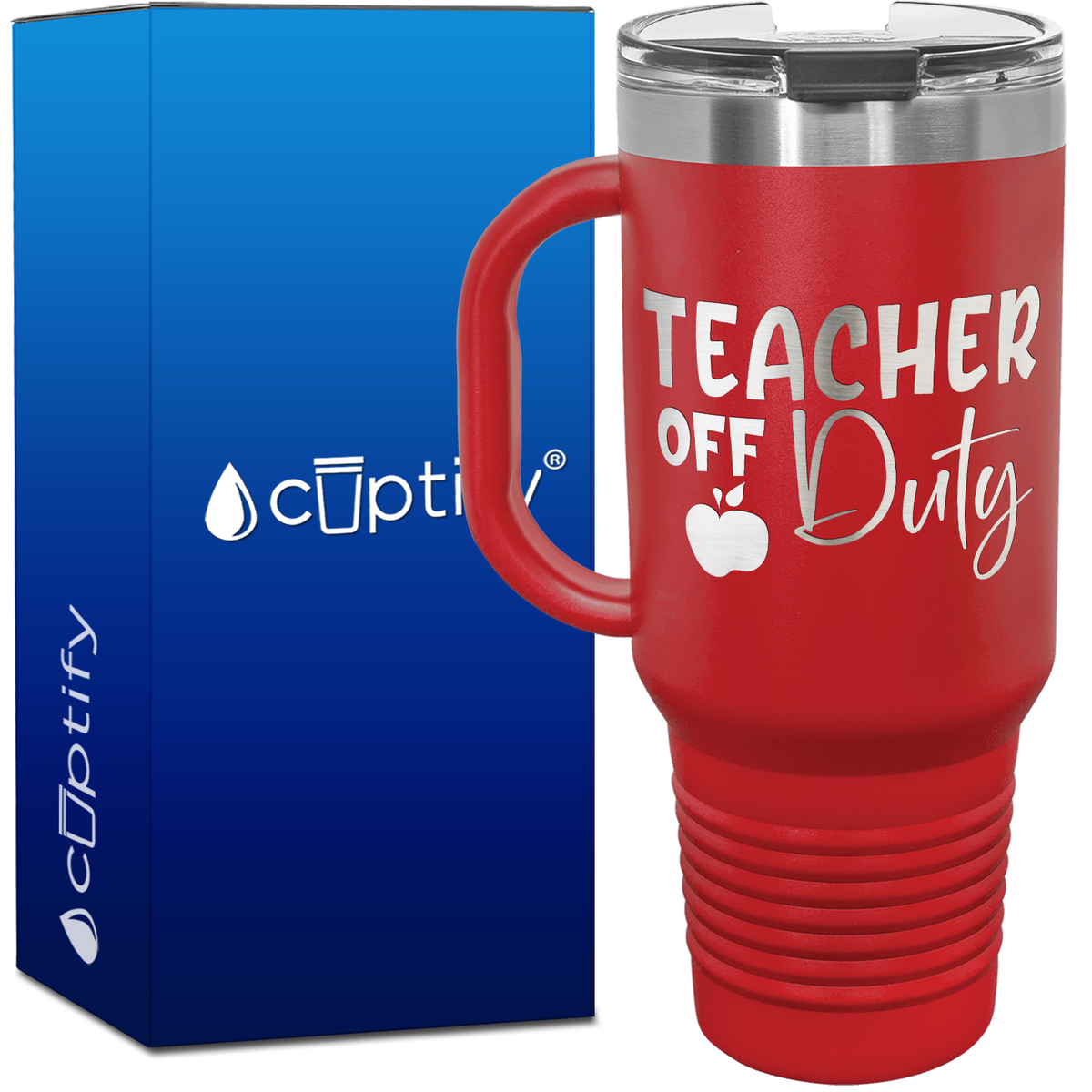 Teacher off Duty 40oz Teacher Travel Mug