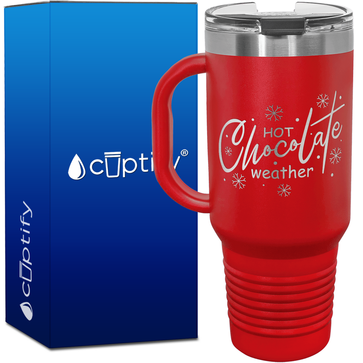 Hot Chocolate Weather 40oz Travel Mug