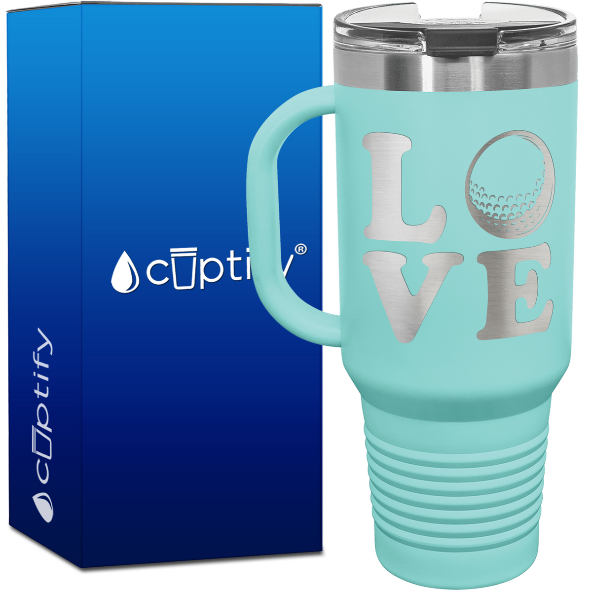 Love Golf 40oz Golf Travel Mug