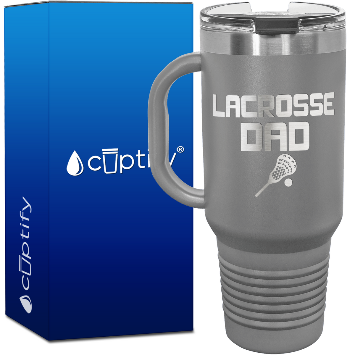 Lacrosse Dad 40oz Lacrosse Travel Mug