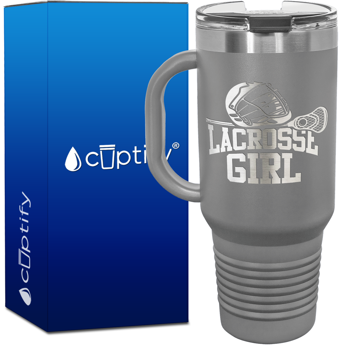 Lacrosse Girl 40oz Lacrosse Travel Mug