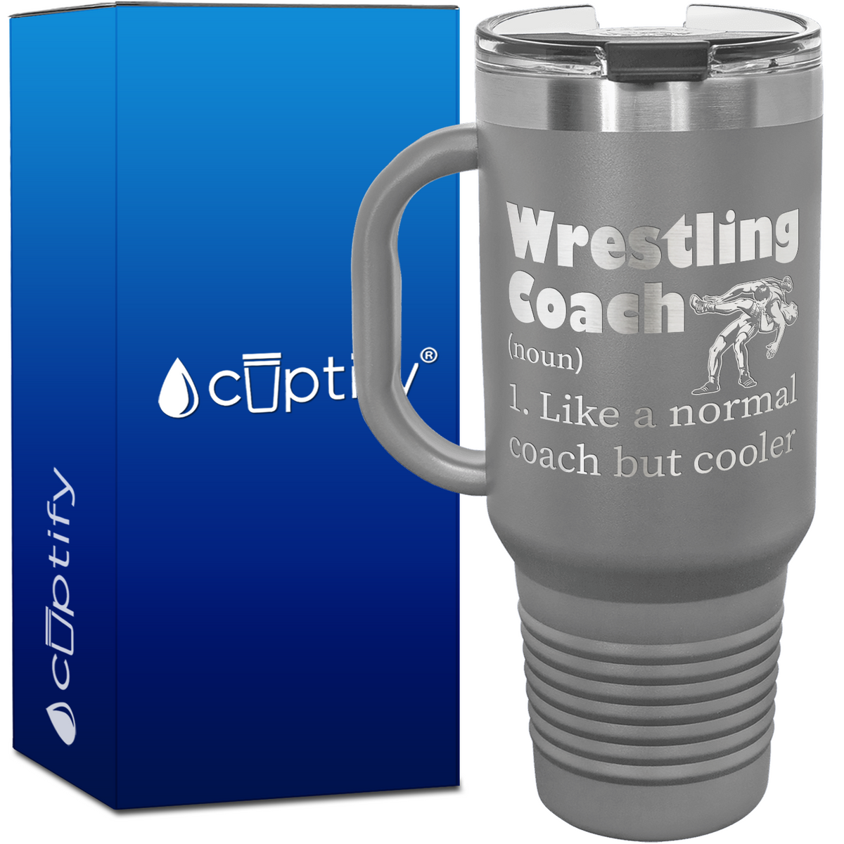 Wrestling Coach Definition 40oz Coach Travel Mug