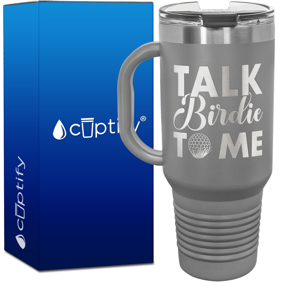 Talk Birdie to Me 40oz Golf Travel Mug
