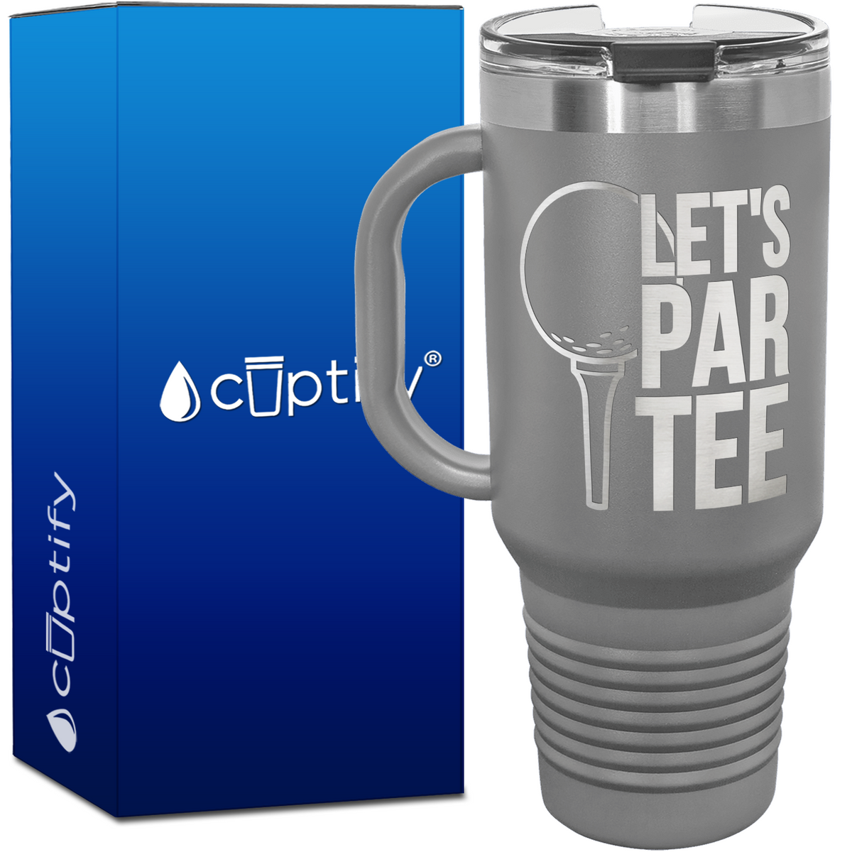 Golf Let's Par Tee 40oz Golf Travel Mug
