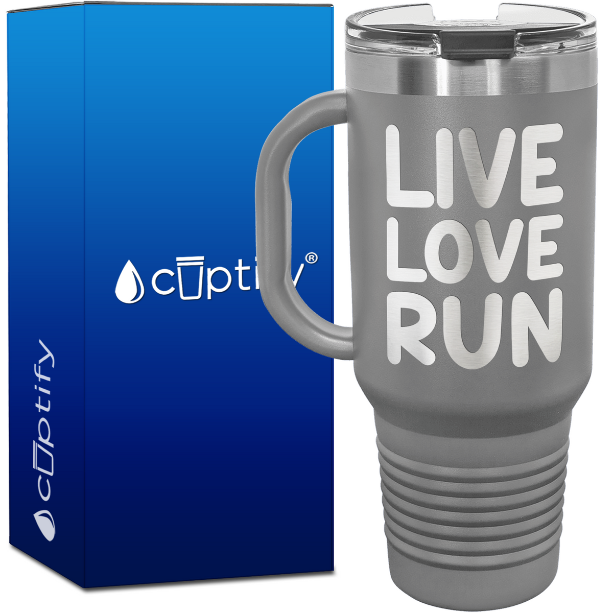 Live Love Run 40oz Running Travel Mug
