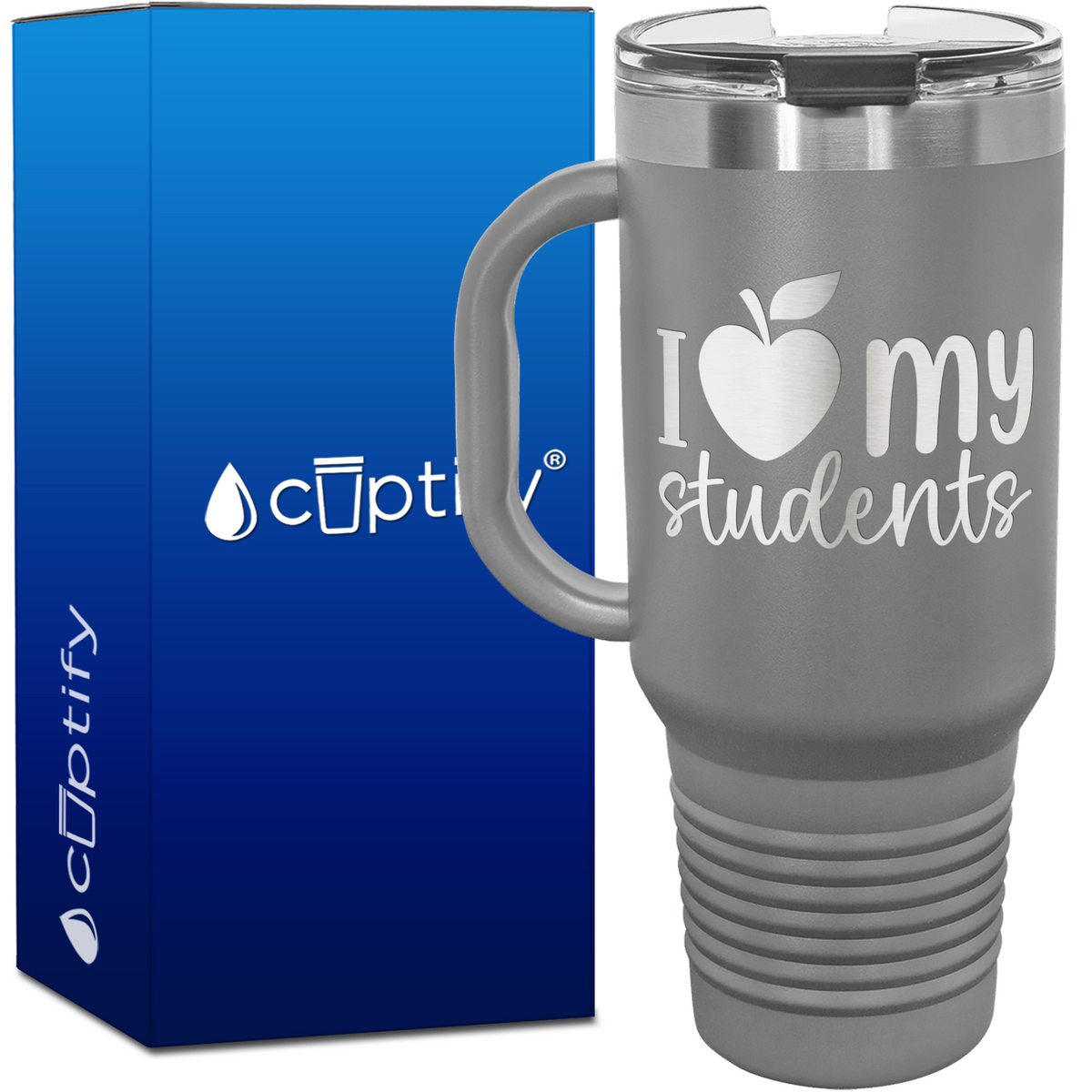 I Love My Students 40oz Teacher Travel Mug