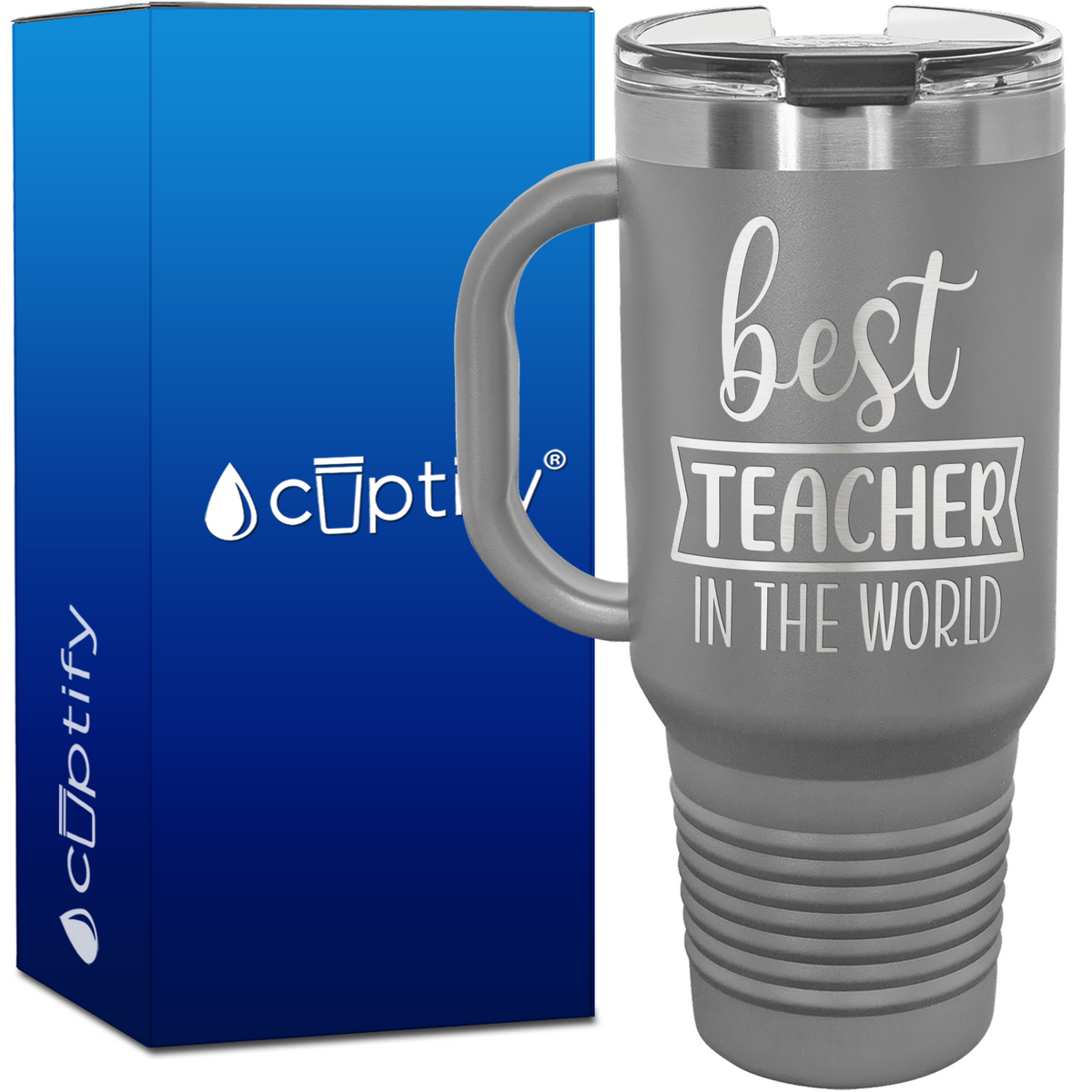 Best Teacher in the World 40oz Teacher Travel Mug