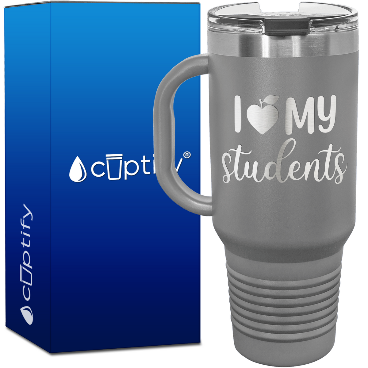 I Love My Students 40oz Teacher Travel Mug