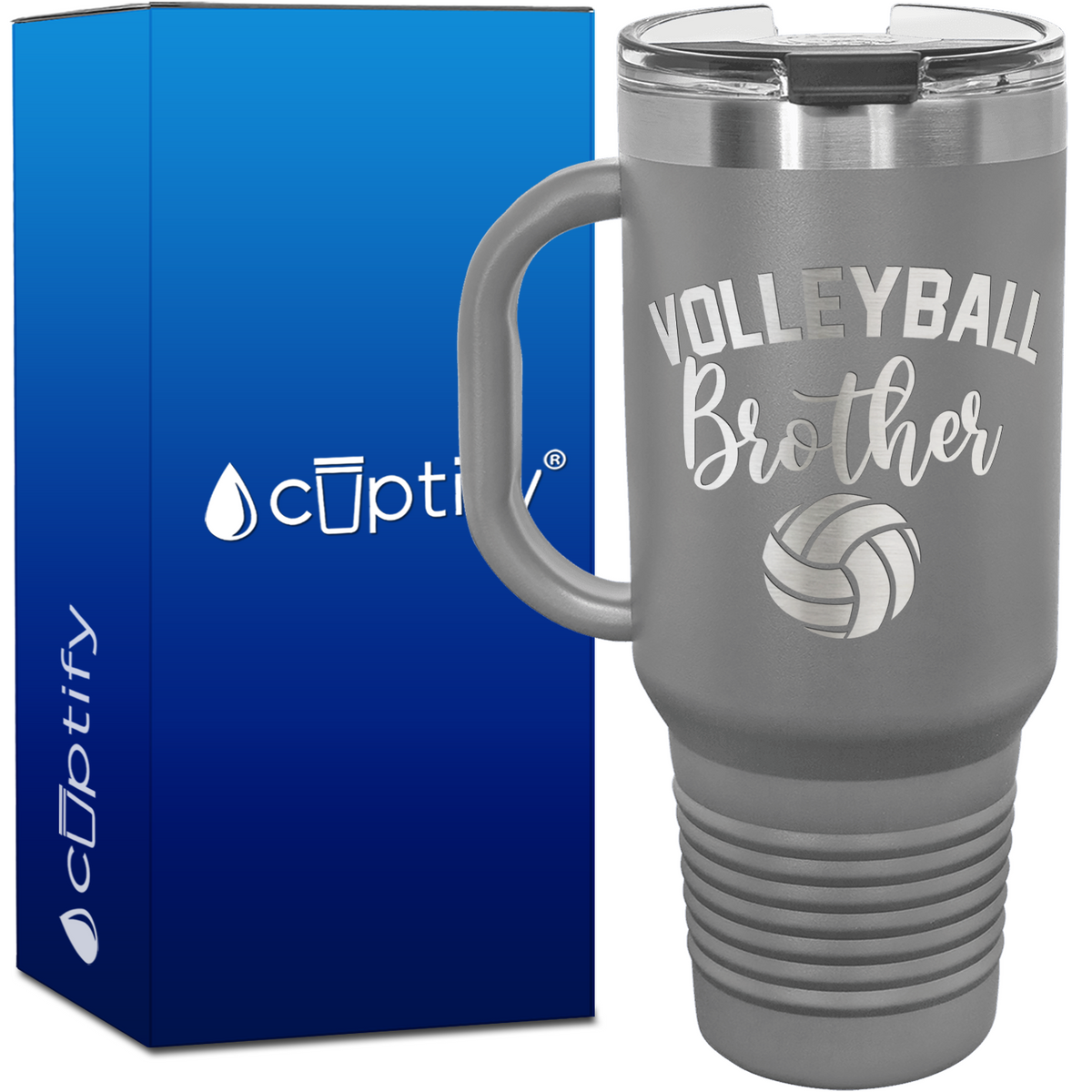 Volleyball Brother 40oz Volleyball Travel Mug