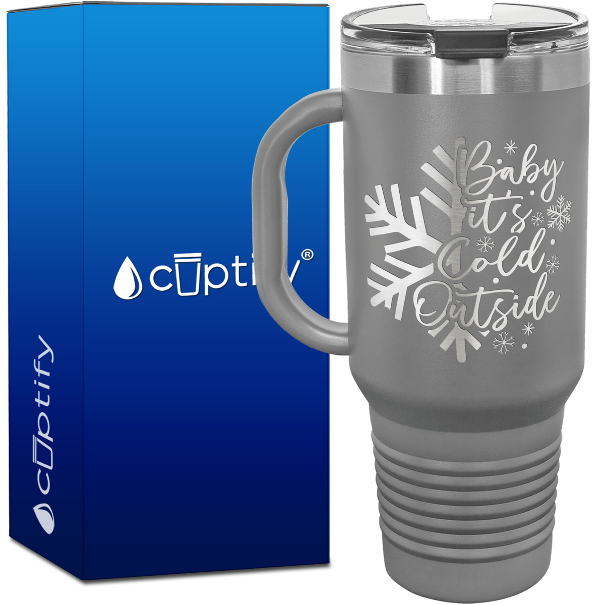 Baby Its Cold Outside 40oz Travel Mug