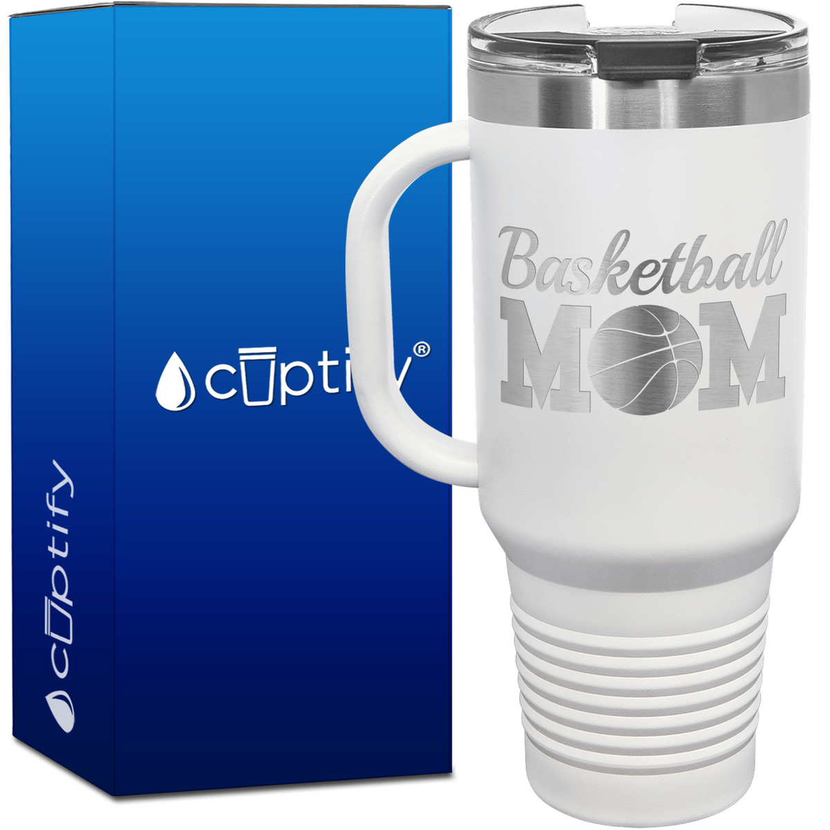 Basketball Mom 40oz Mom Travel Mug