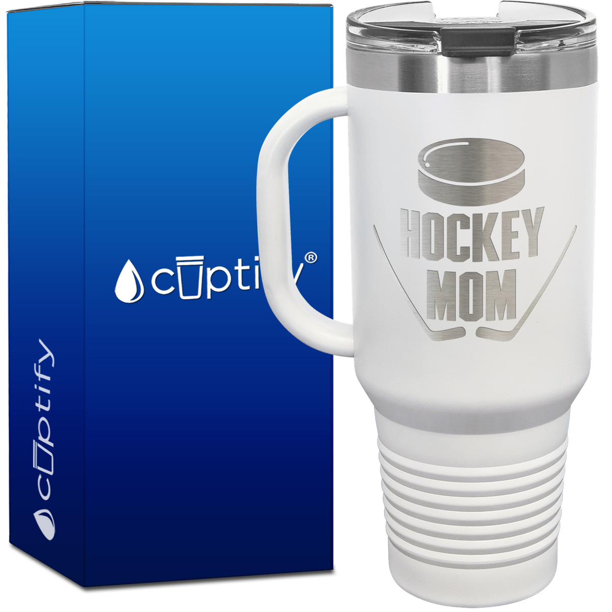 Hockey Mom 40oz Travel Mug
