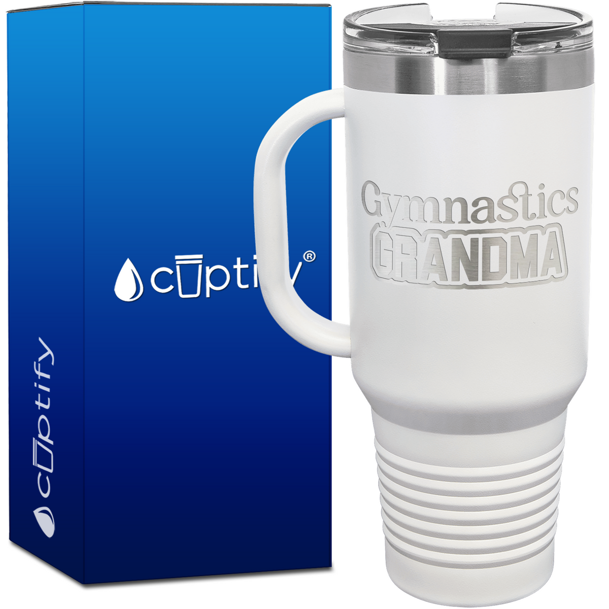 Gymnastics Grandma 40oz Gymnastics Travel Mug