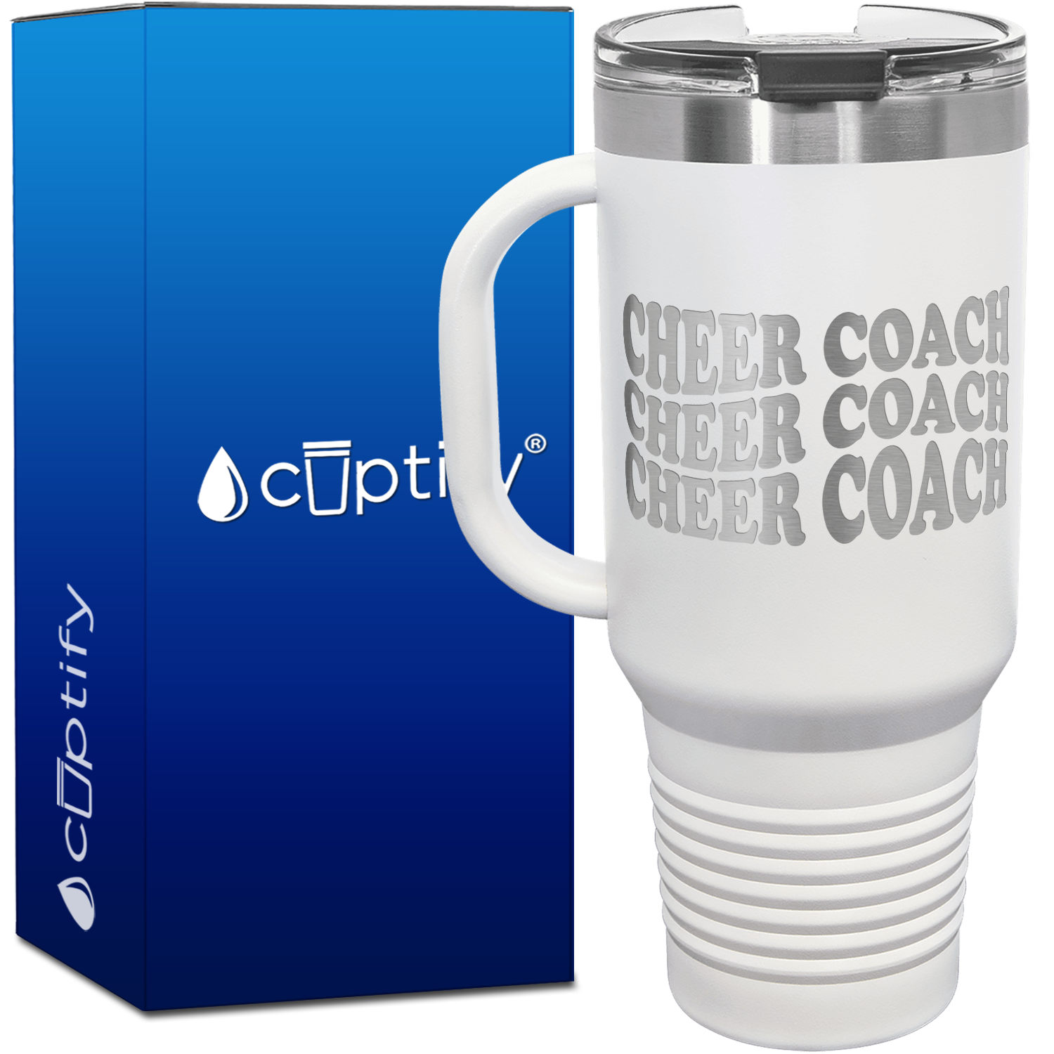 Cheer Coach x3 40oz Cheer Travel Mug