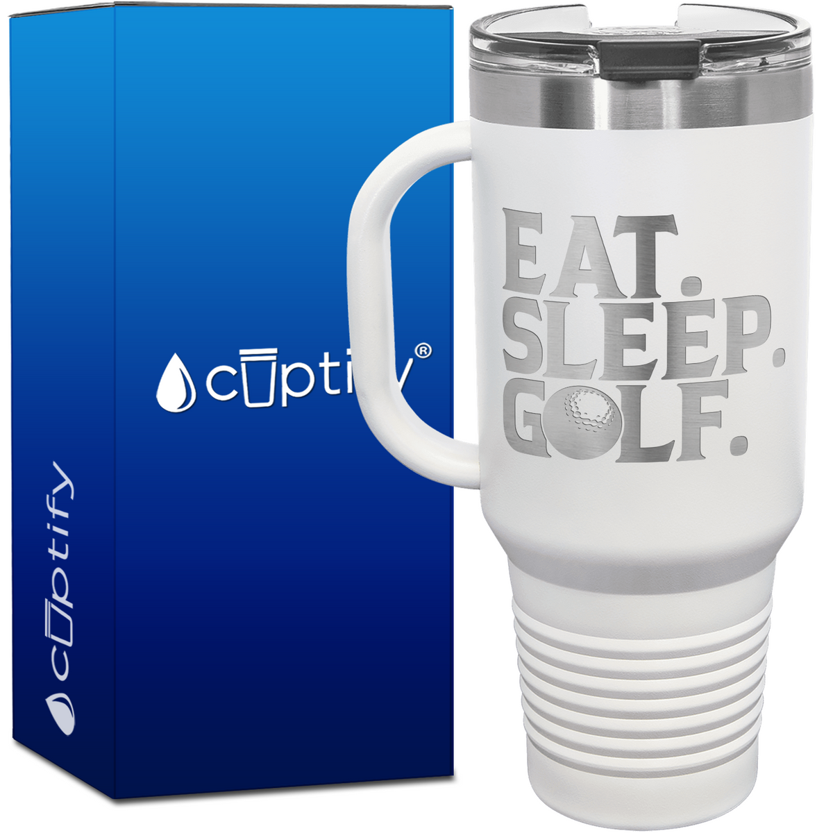 Eat Sleep Golf 40oz Golf Travel Mug
