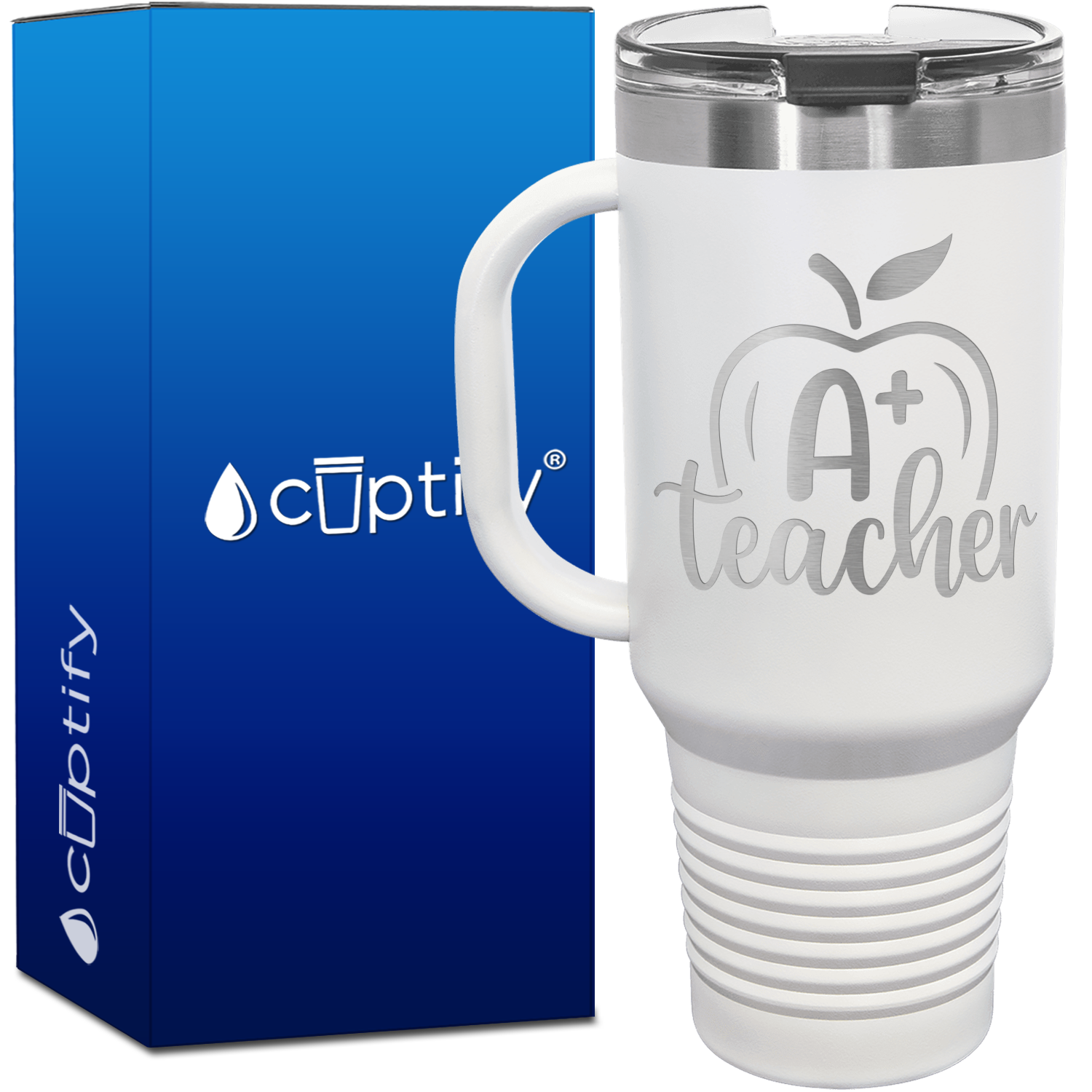 A+ Teacher 40oz Teacher Travel Mug