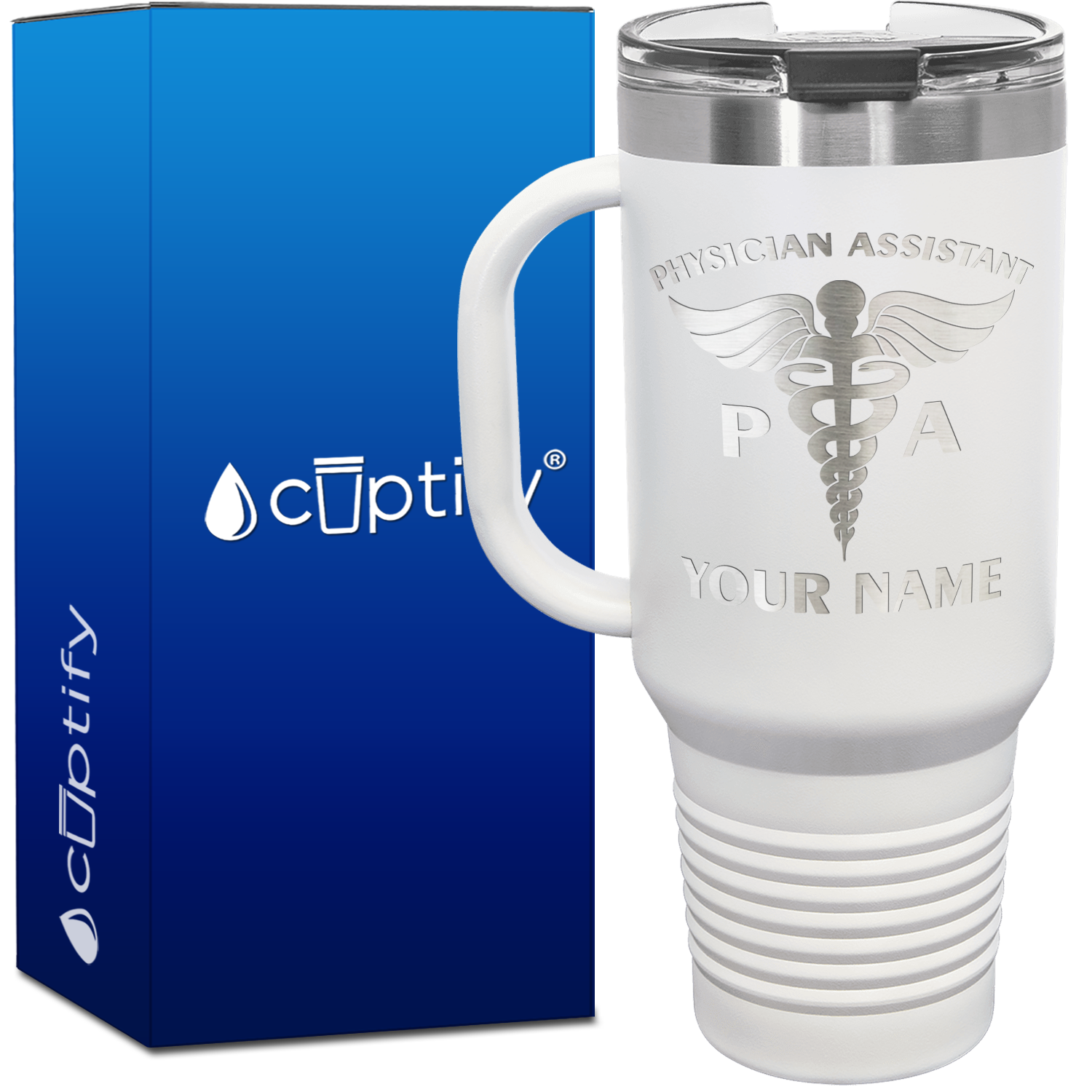 Personalized PA Physician Assistant 40oz Medical Travel Mug