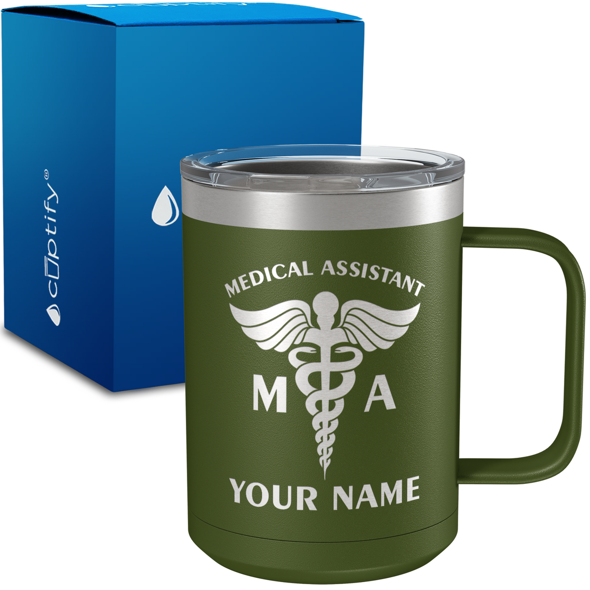 MA Medical Assistant 15oz Stainless Steel Mug