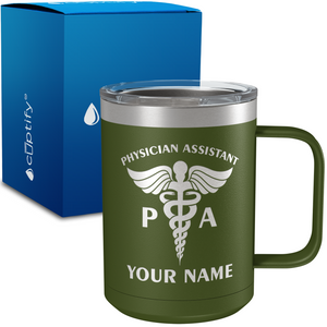 PA Physicians Assistant 15oz Stainless Steel Mug