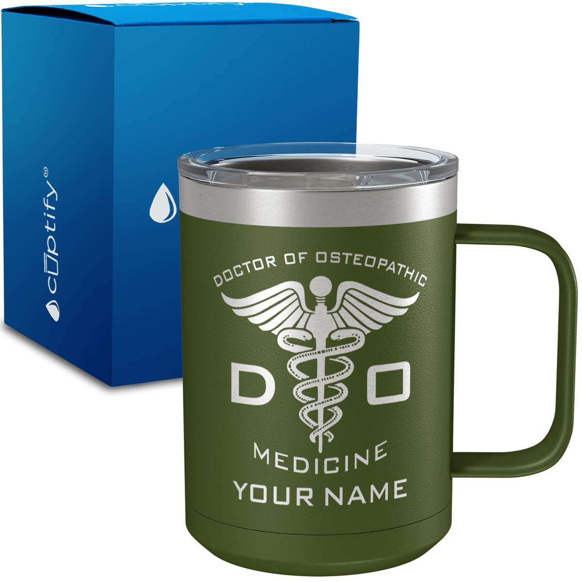 DO Doctor of Osteopathic Personalized 15oz Stainless Steel Mug