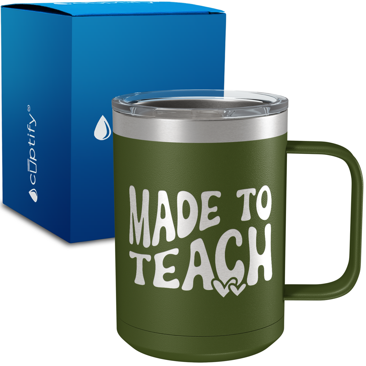 Made to Teach 15oz Stainless Steel Mug