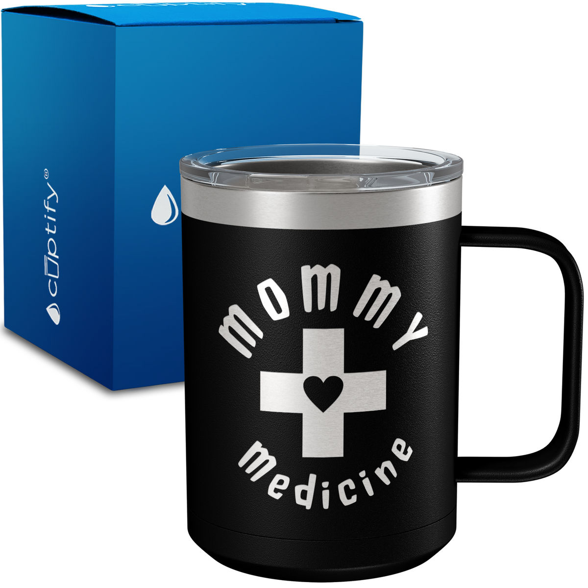 Mommy Medicine 15oz Stainless Steel Mug