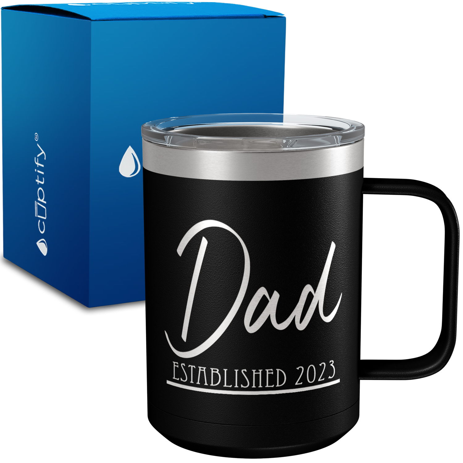 Dad Established 15oz Stainless Steel Mug