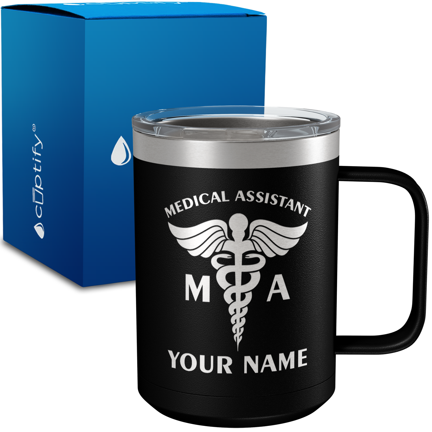 MA Medical Assistant 15oz Stainless Steel Mug