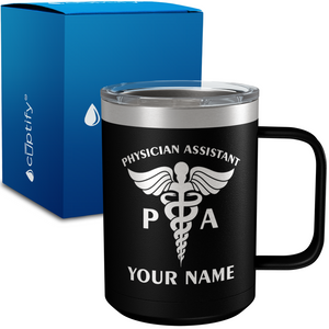 PA Physicians Assistant 15oz Stainless Steel Mug