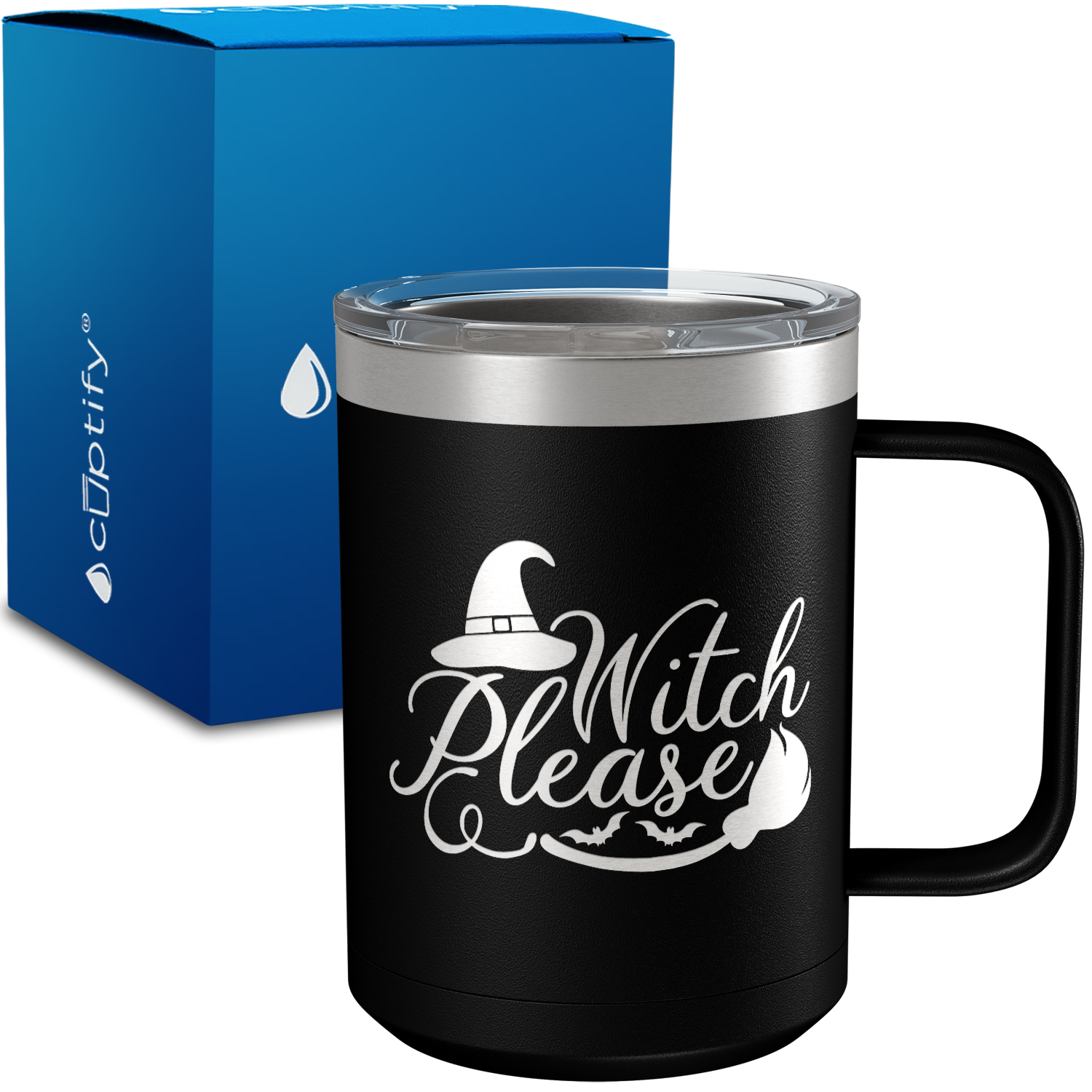 Witch Please 15oz Stainless Halloween Coffee Mug