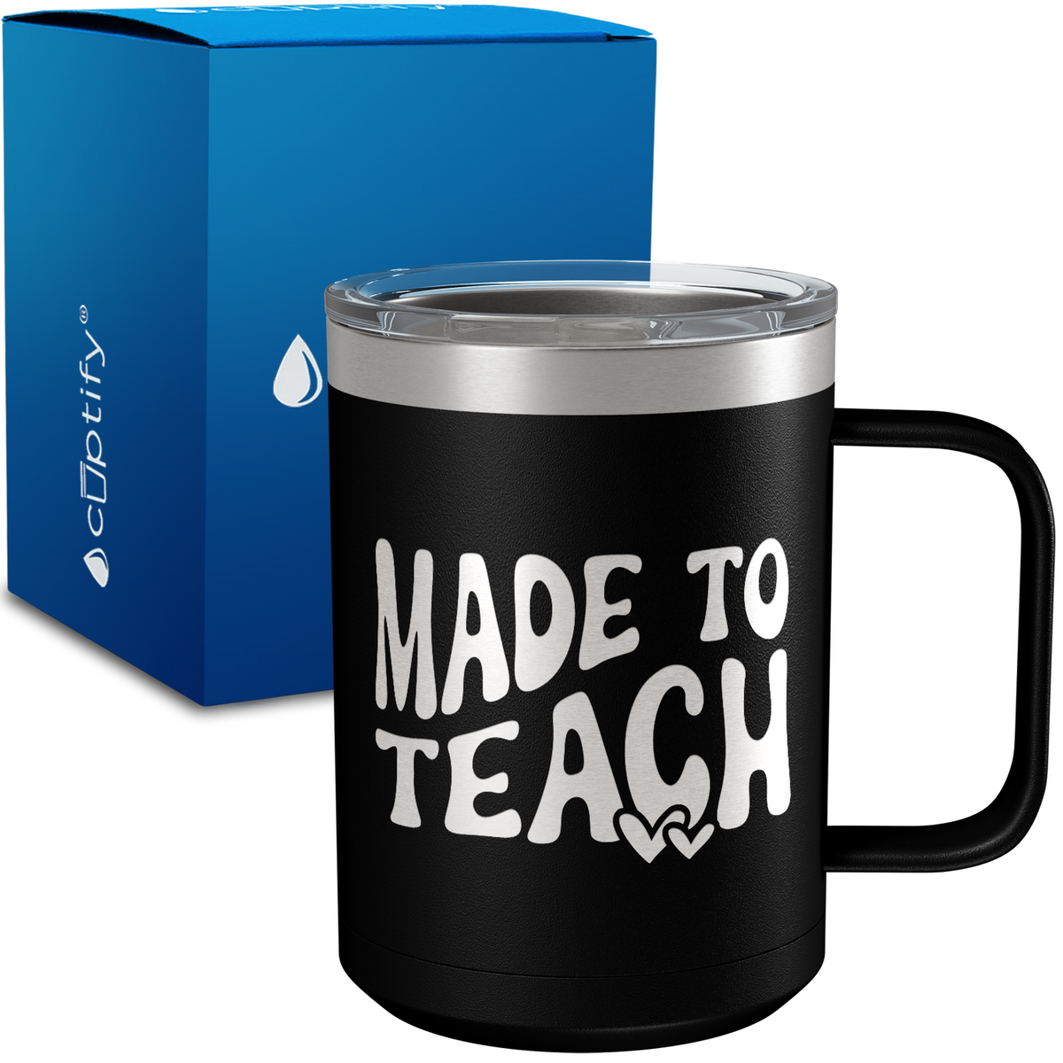 Made to Teach 15oz Stainless Steel Mug