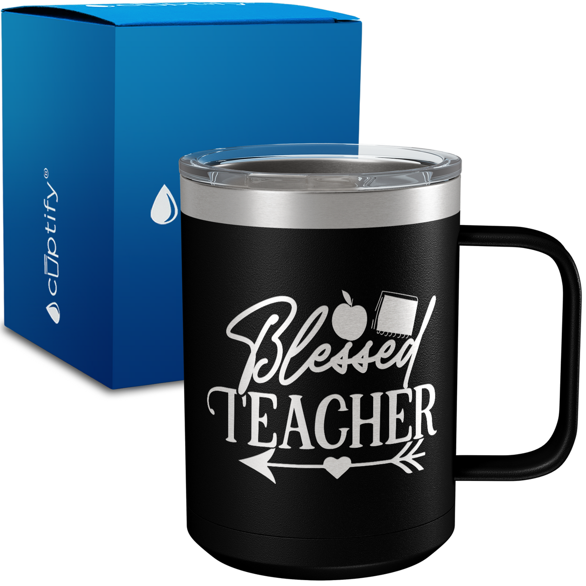 Blessed Teacher 15oz Stainless Steel Mug
