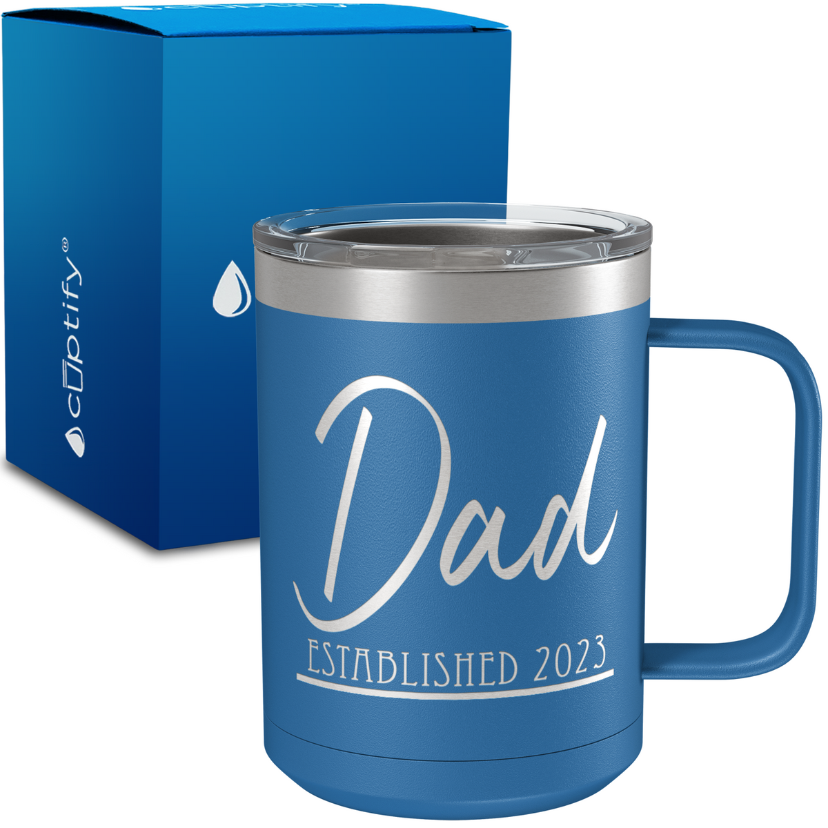 Dad Established 15oz Stainless Steel Mug