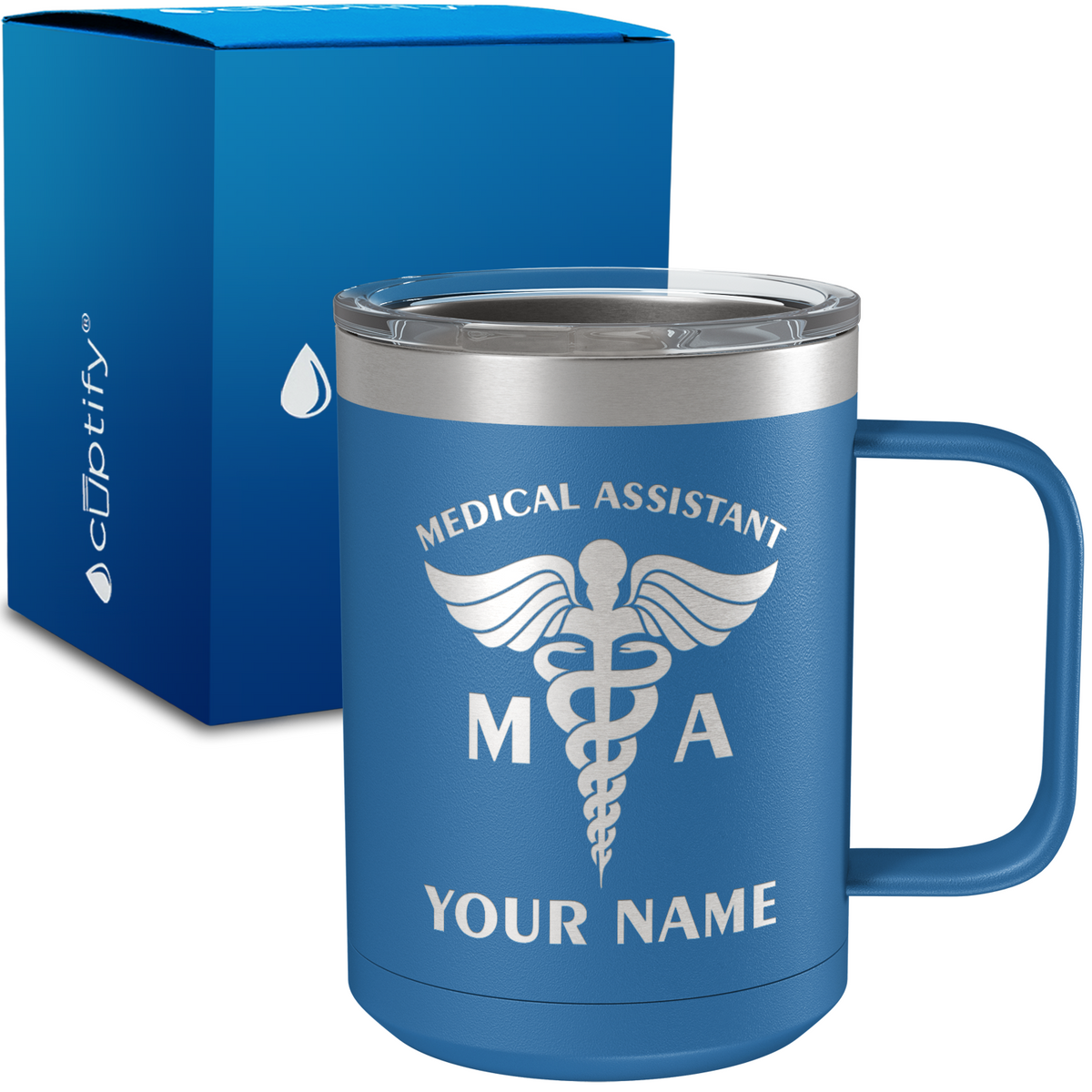 MA Medical Assistant 15oz Stainless Steel Mug