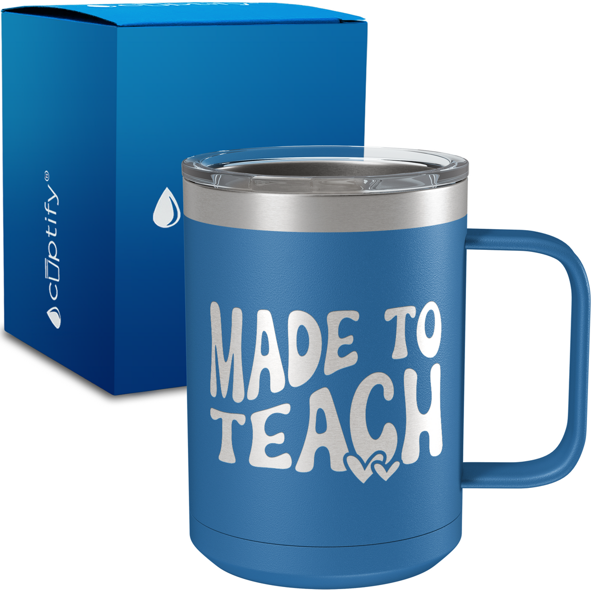 Made to Teach 15oz Stainless Steel Mug