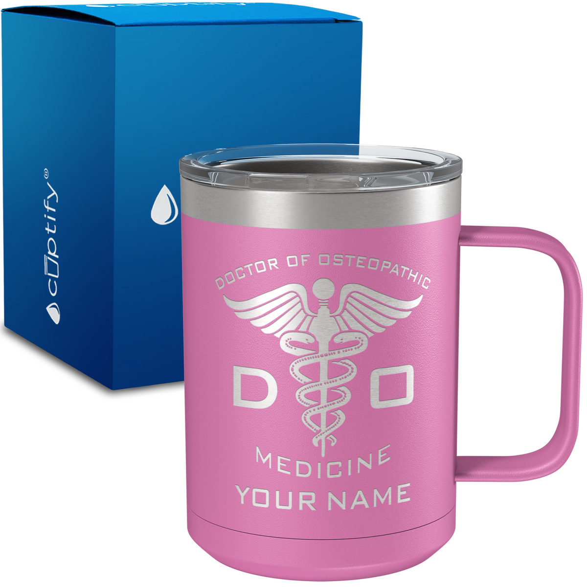 DO Doctor of Osteopathic Personalized 15oz Stainless Steel Mug