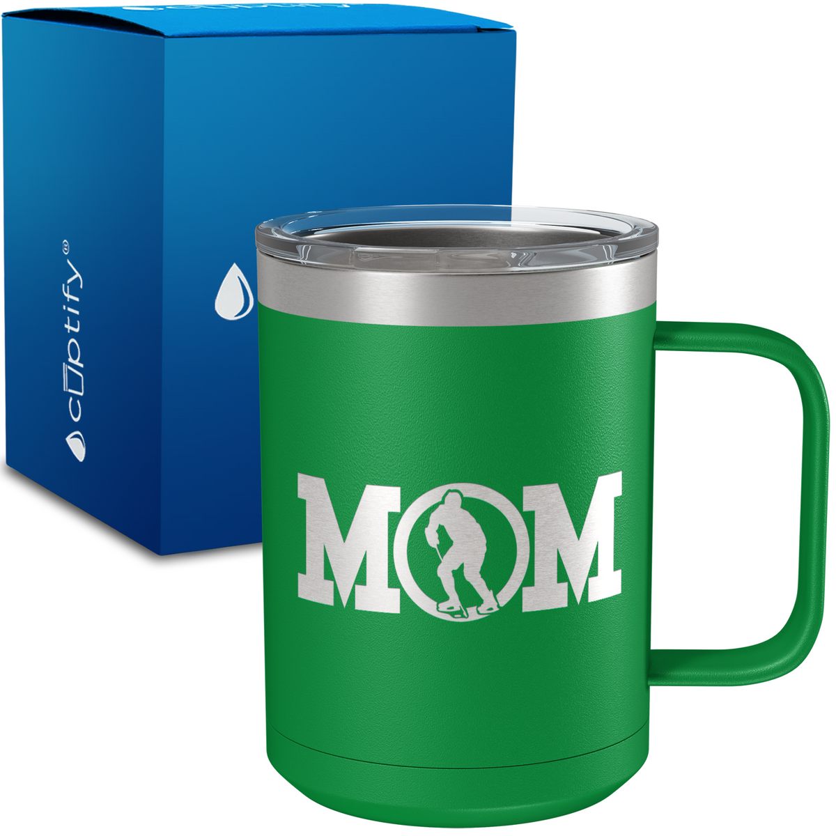 Hockey Mom 15oz Stainless Steel Mug
