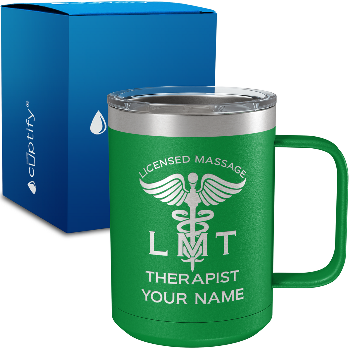 LMT Licensed Massage Therapist Personalized 15oz Mug