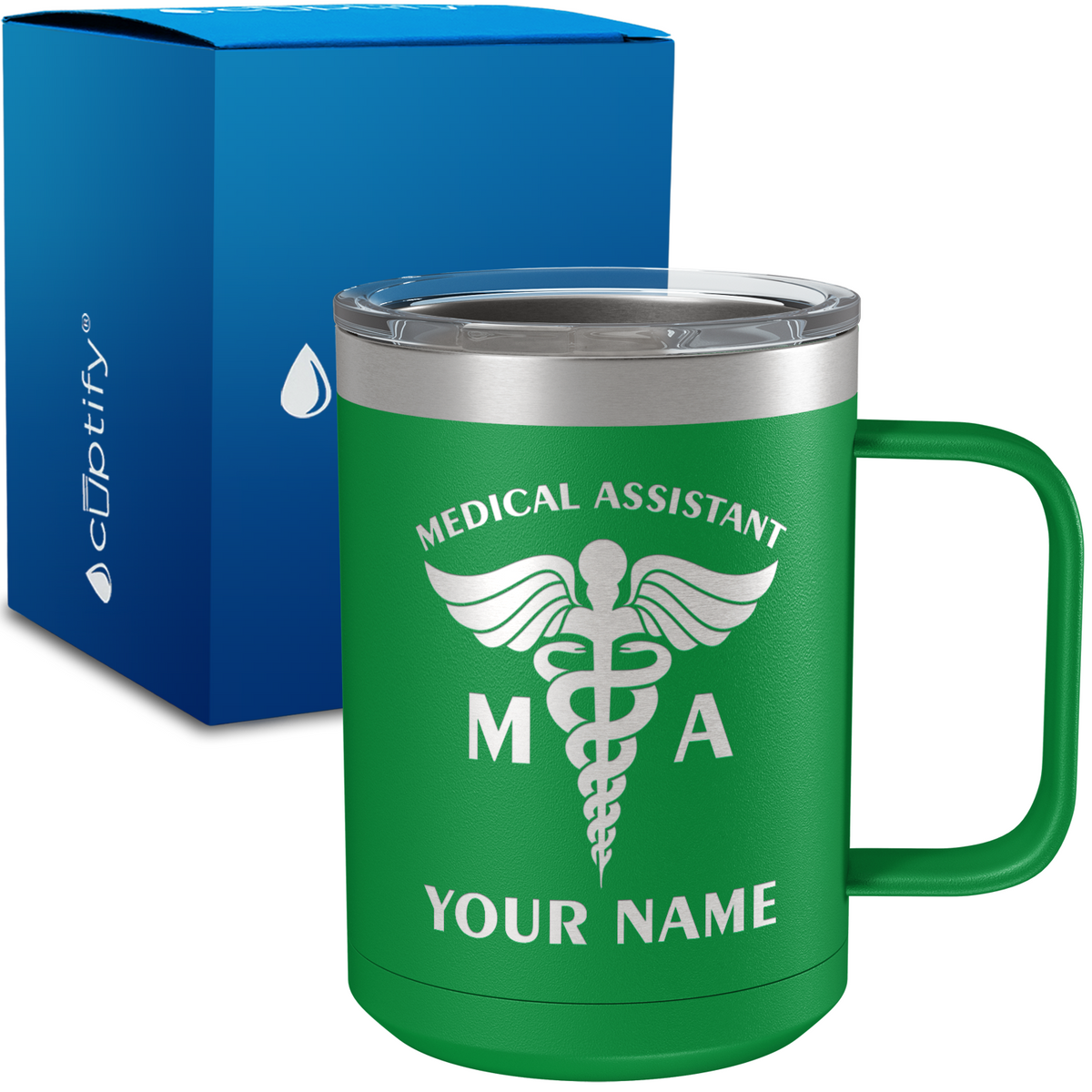 MA Medical Assistant 15oz Stainless Steel Mug