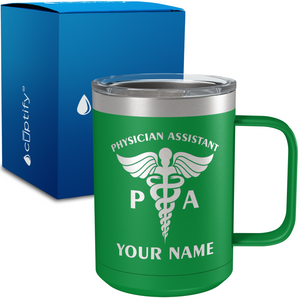 PA Physicians Assistant 15oz Stainless Steel Mug