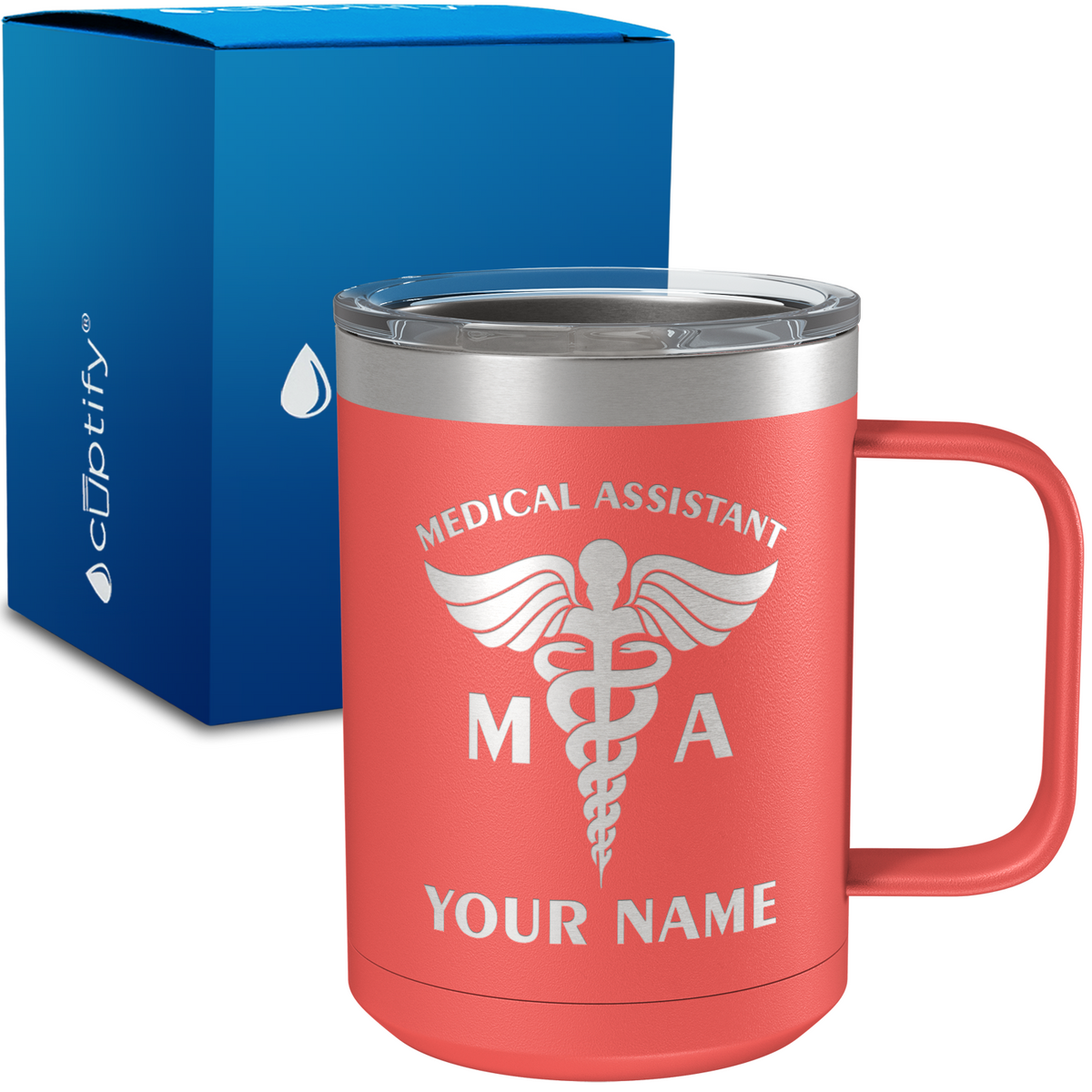 MA Medical Assistant 15oz Stainless Steel Mug
