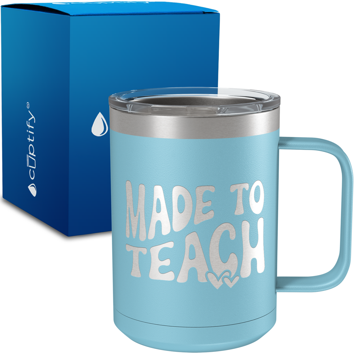 Made to Teach 15oz Stainless Steel Mug