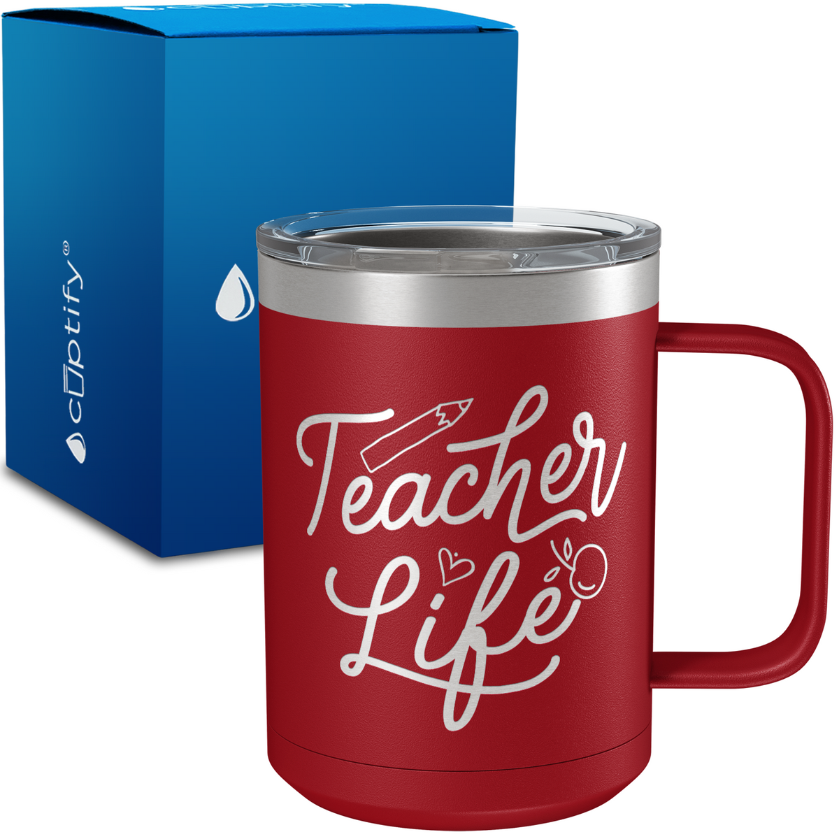 Teacher Life 15oz Stainless Steel Mug