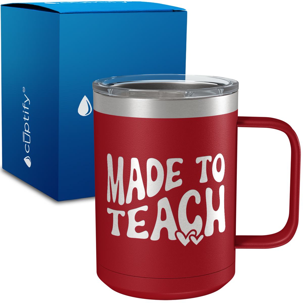 Made to Teach 15oz Stainless Steel Mug